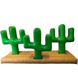 Cactus inflatable hoop toss game